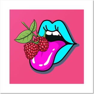 Raspberry sorbet Posters and Art